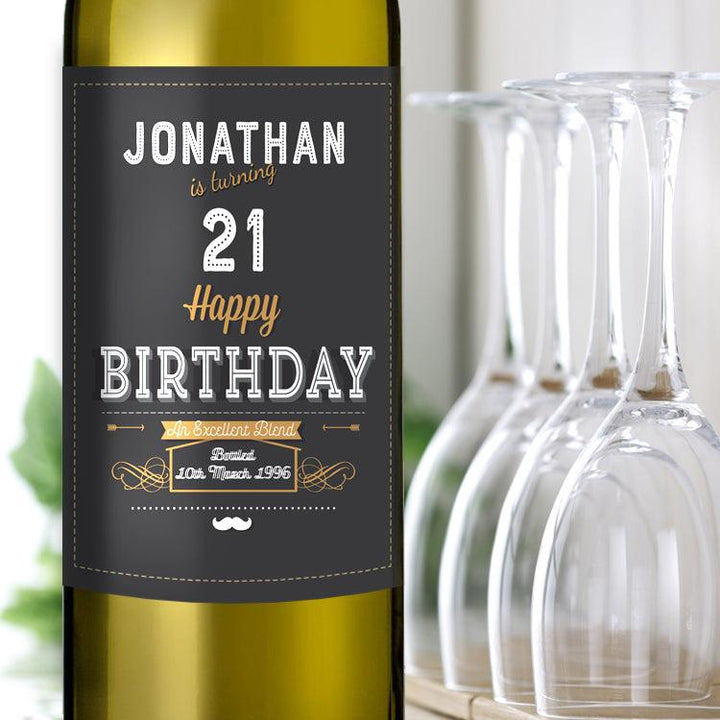 Turning Age Birthday Wine Gift