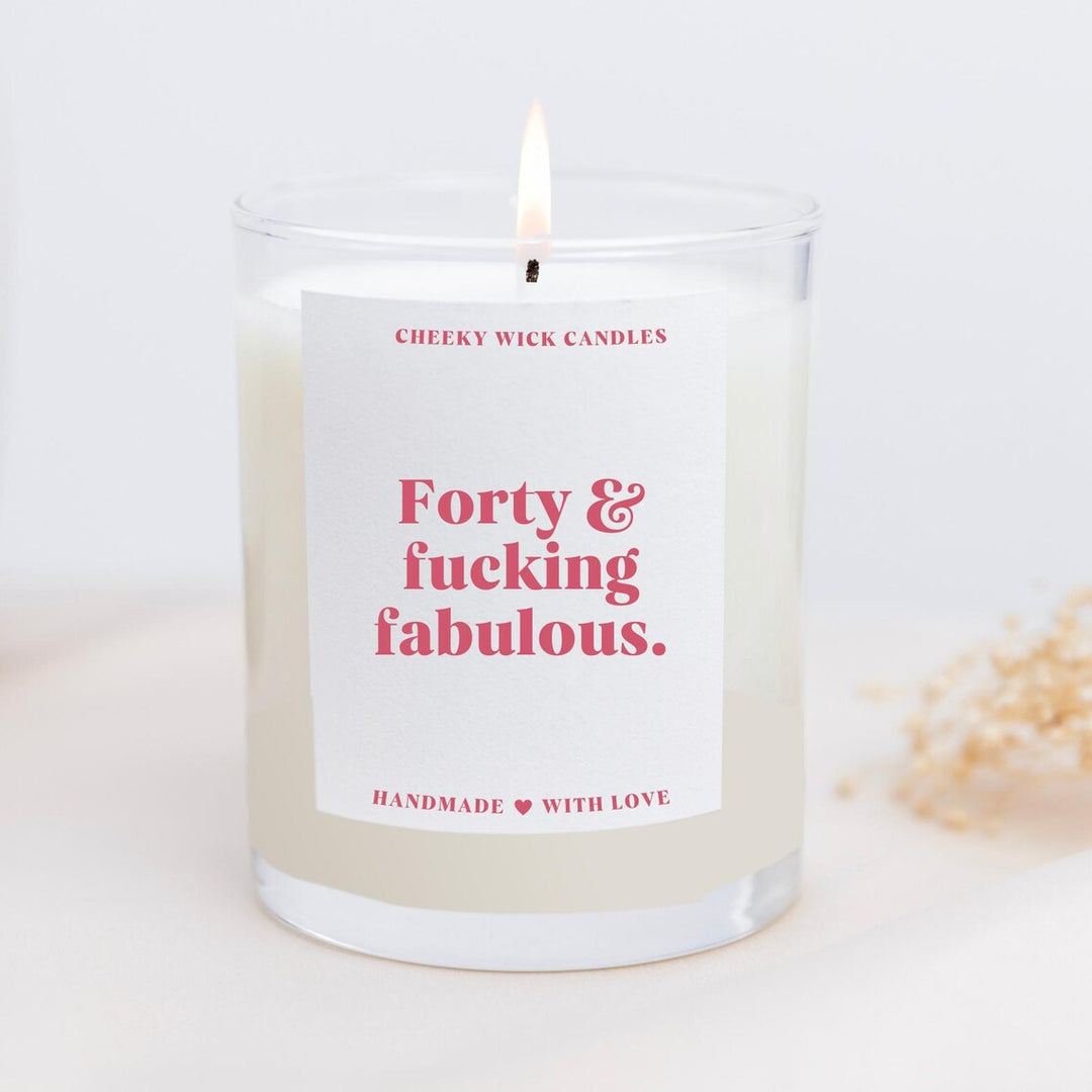 Forty & F*cking Fabulous Candle