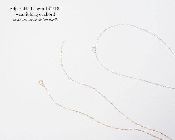 Happy 18th Birthday Necklace - 14K Gold Vermeil