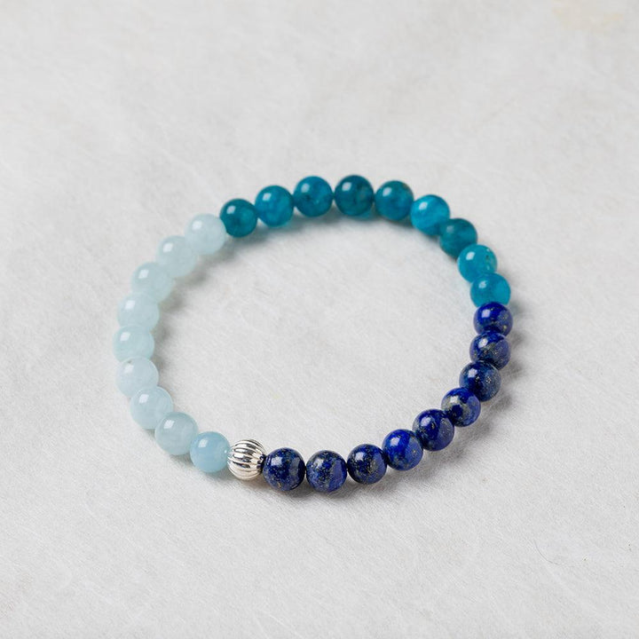 Mystic Blue Gemstone Bracelet 6mm