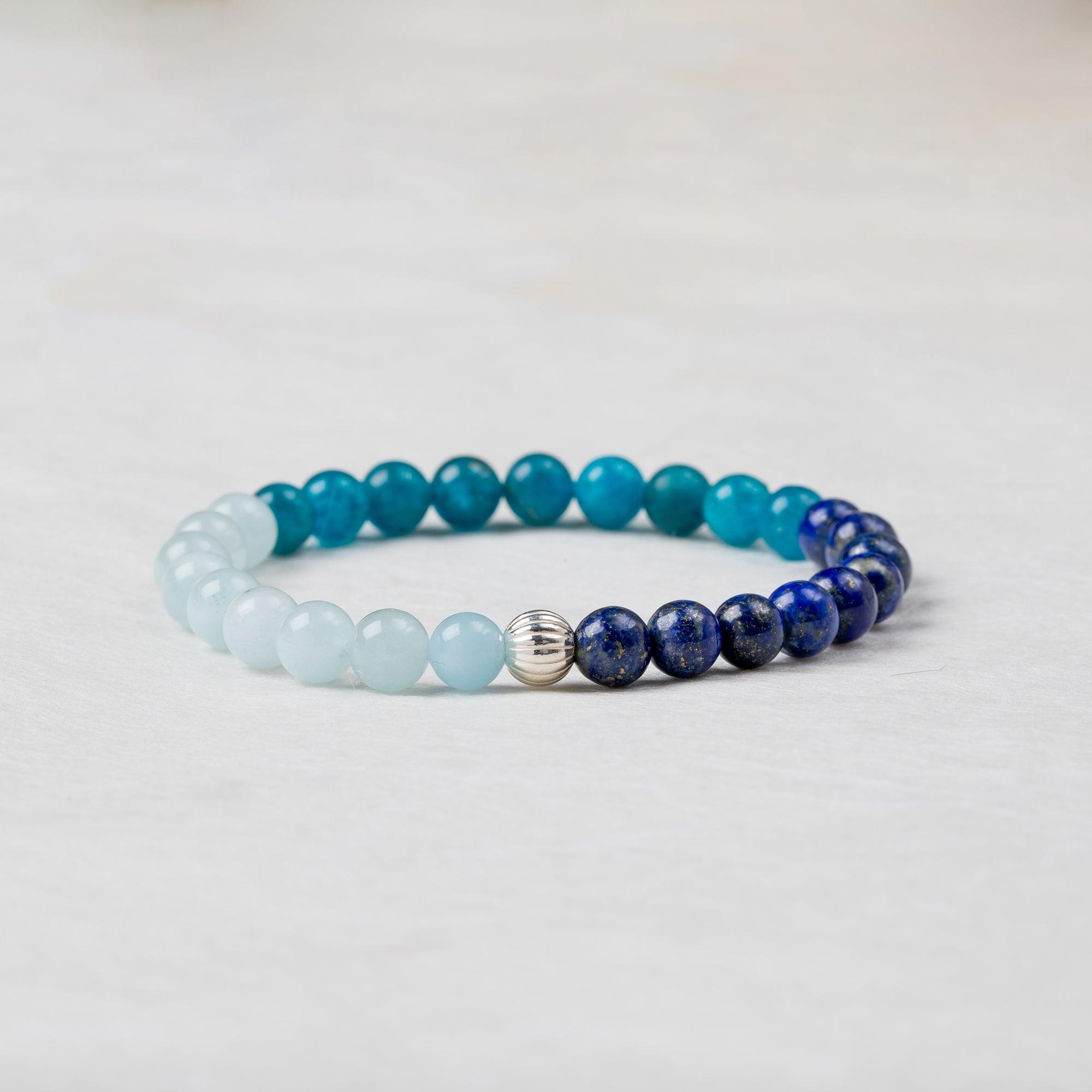 Fashion blue gem bracelet