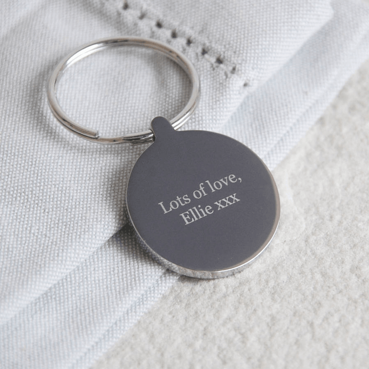 Personalised Guardian Angel Keyring