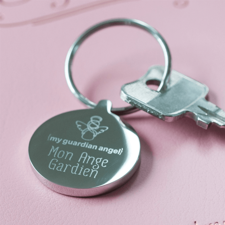 Personalised Guardian Angel Keyring