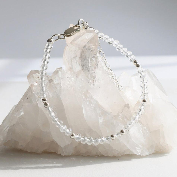 Clear Crystal Dainty Bracelet