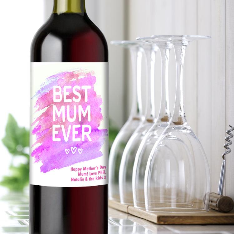 Best Mum Ever Wine Gift