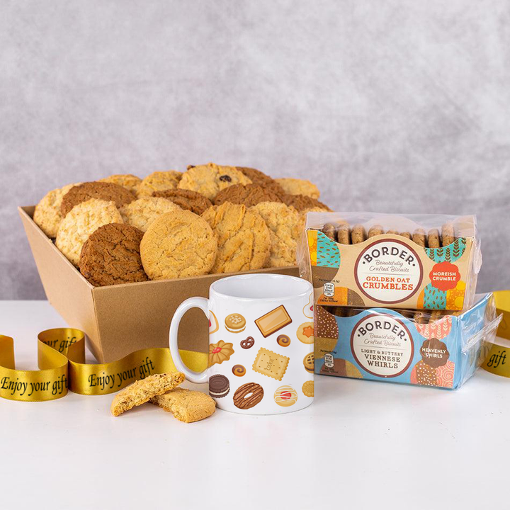 Biscuit Lover’s Gift Tray with Unique Biscuit Mug