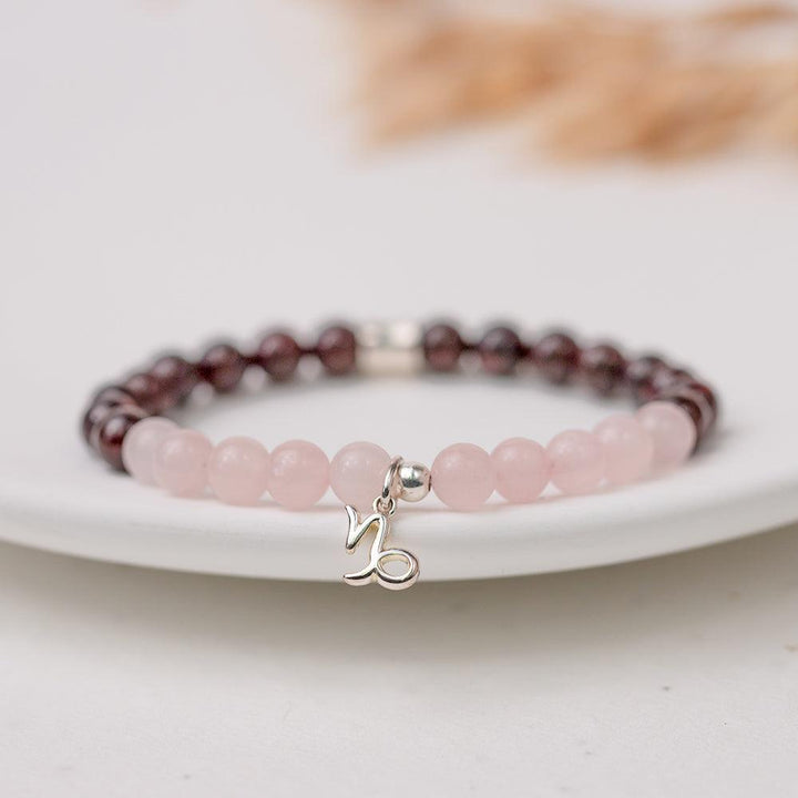 Capricorn Birthstone Gemstone Bracelet