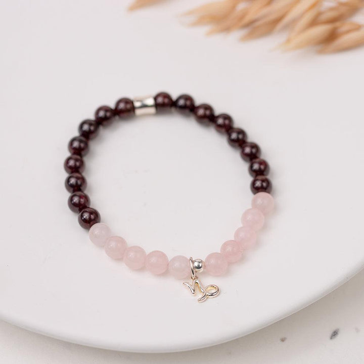 Capricorn Birthstone Gemstone Bracelet