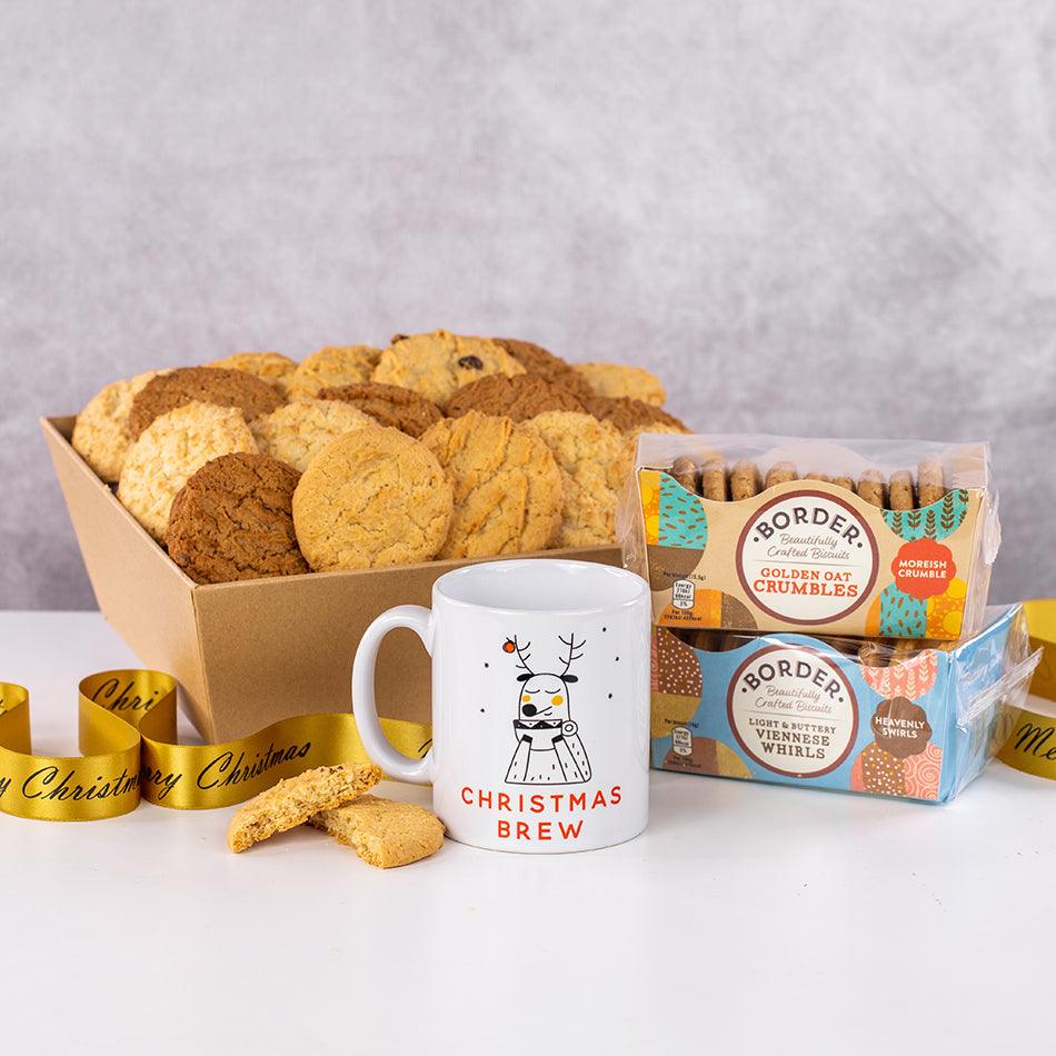 Christmas Brew and Biscuits Hamper