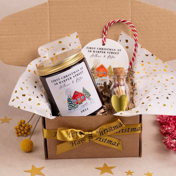 Our First Christmas Home Gift Box in Colour