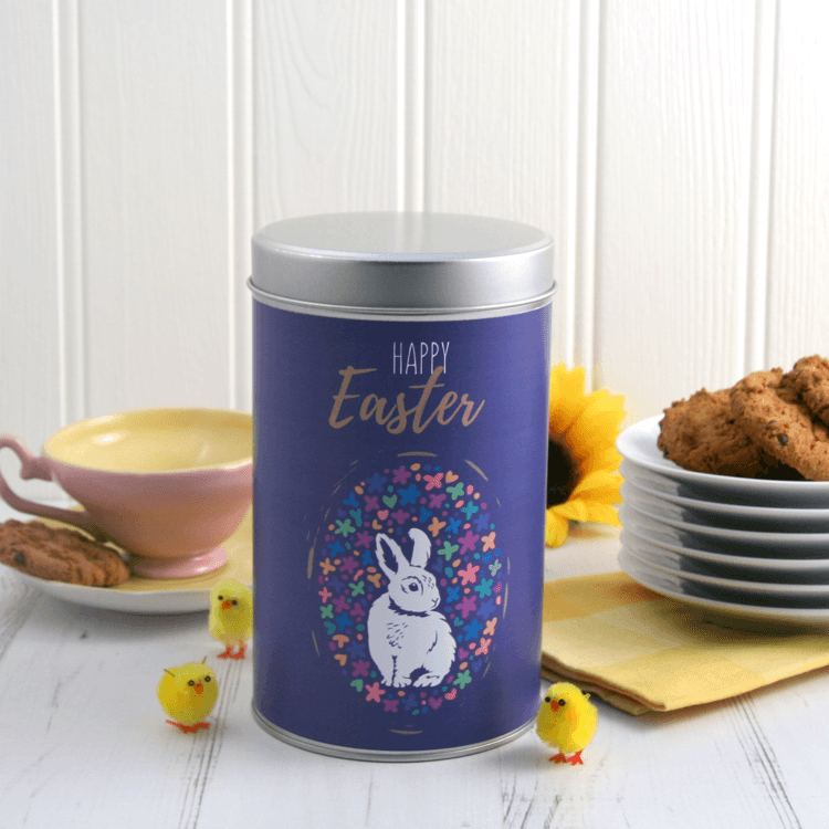 Happy Easter Cookie Tin