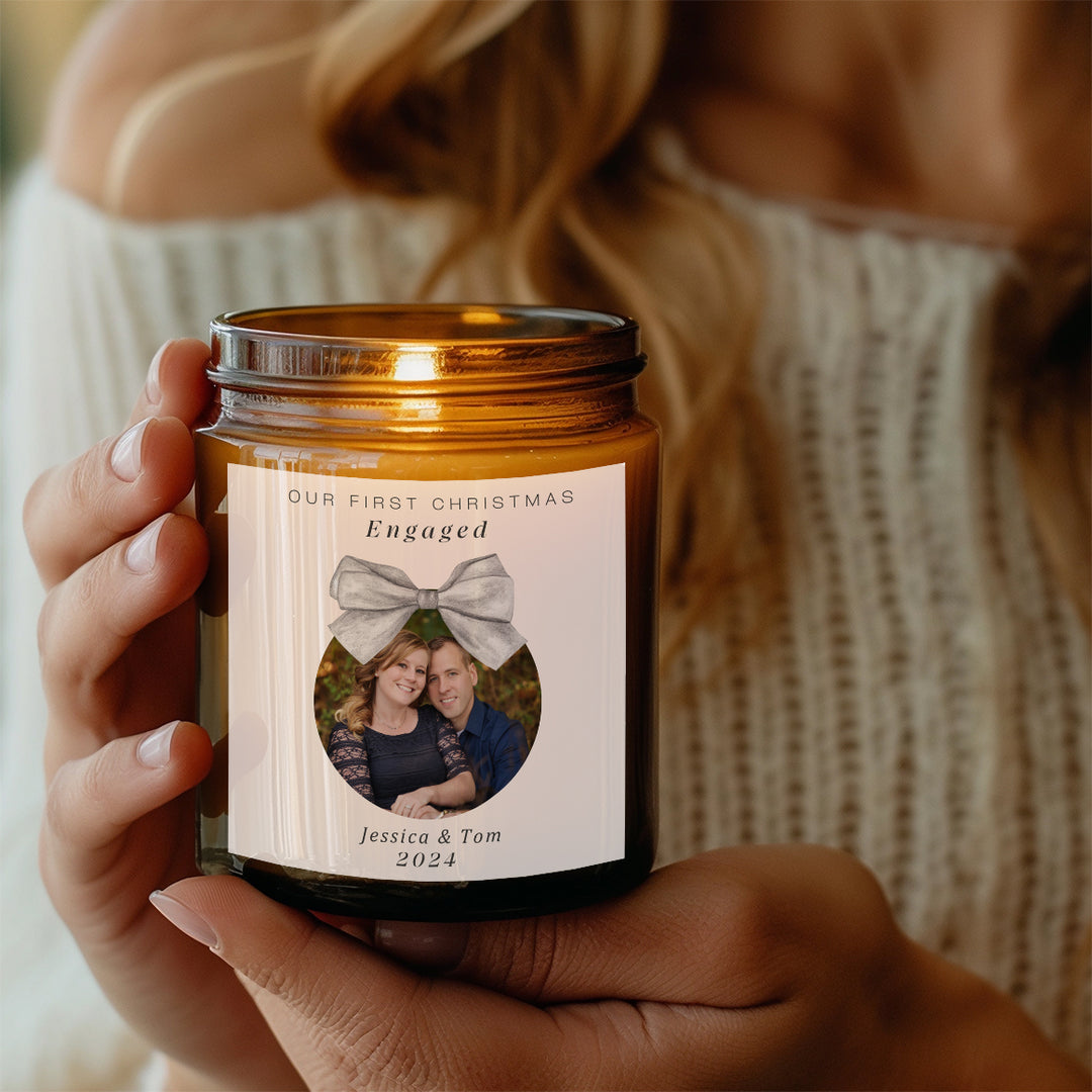 Our First Christmas Engaged Candle Gift Box