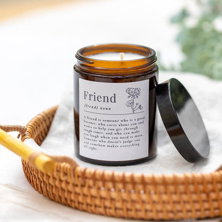 Dictionary Definition Candle - Friend