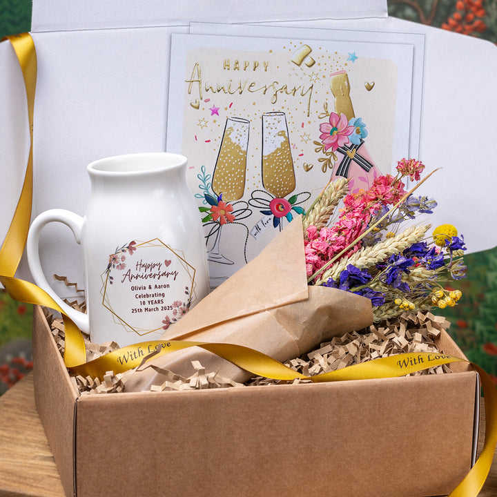 Happy Anniversary Gift Box - Raise a Toast