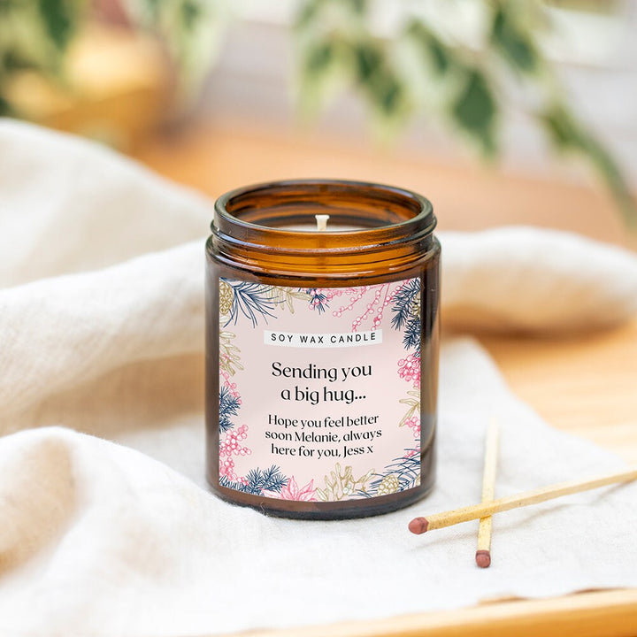 Personalised Candle - Sending You A Big Hug