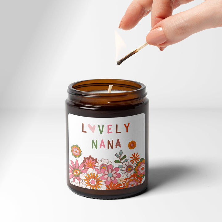 Lovely Nana Scented Candle - Vintage Flowers