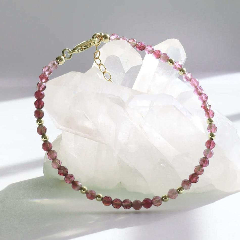 Ruby Dainty Bracelet