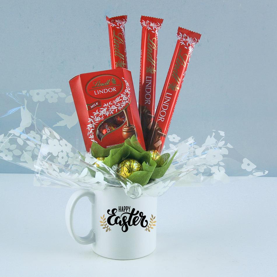 Happy Easter Mug with Lindor Truffles