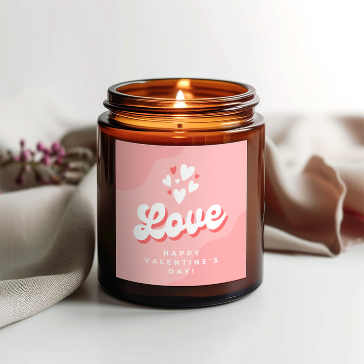 Romantic Love Scented Candle – Happy Valentine's Day