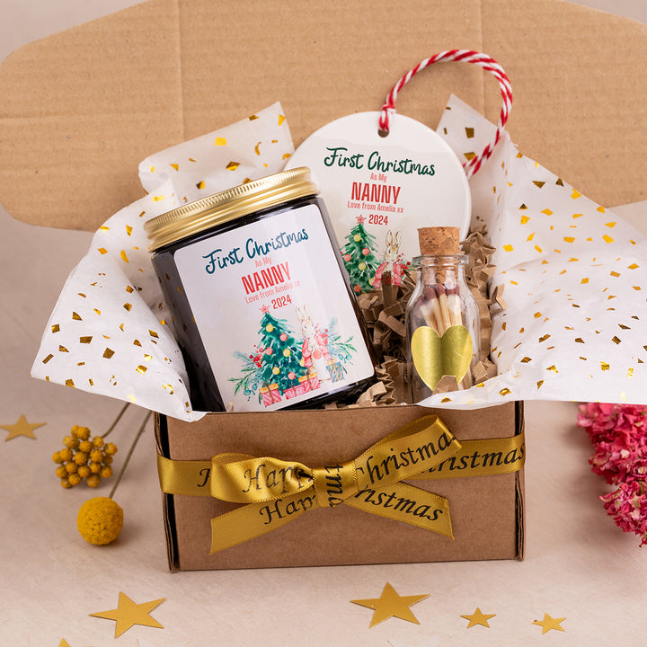 First Christmas as a Nanny Personalised Gift Box