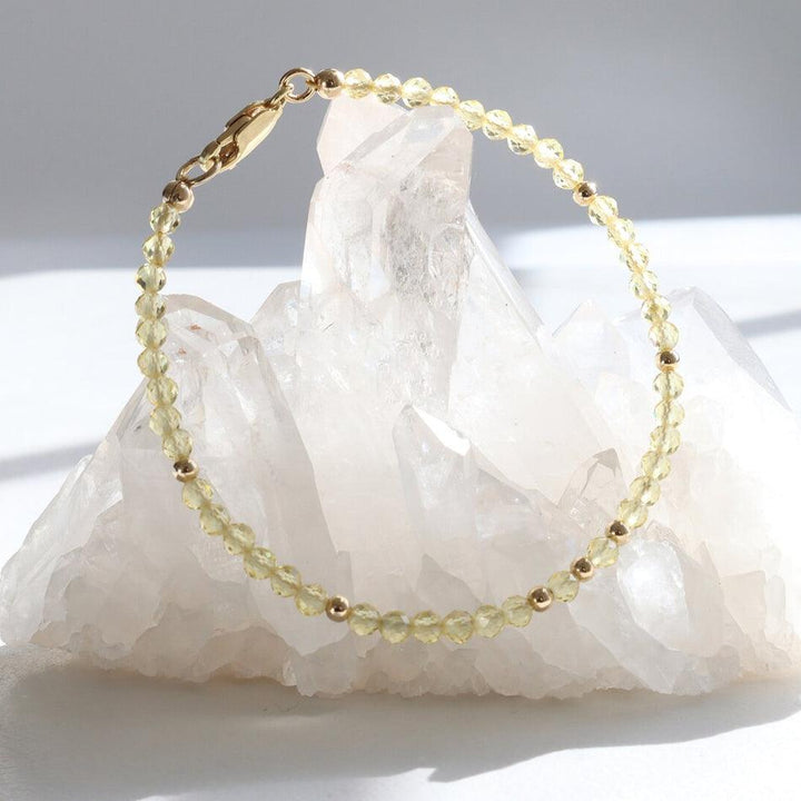 Citrine Dainty Bracelet