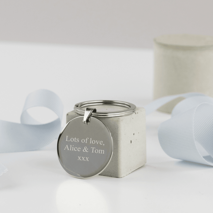 Personalised 'Love You to the Moon and Back' Keyring