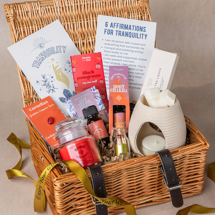 Root Chakra Gift Basket – A Sanctuary of Grounding and Stability