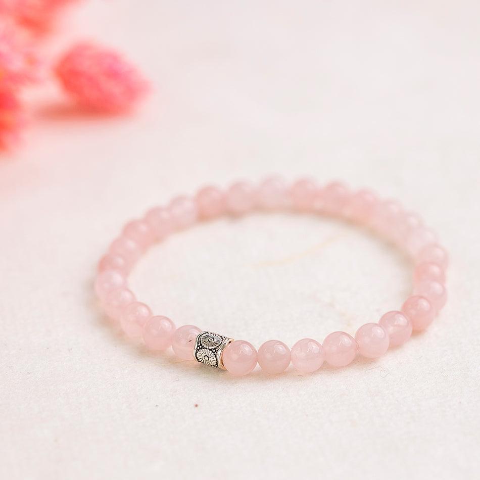 Rose Quartz Bracelet - 6mm