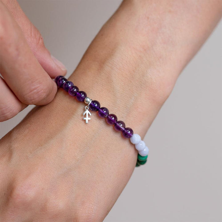 Sagittarius Birthstone Gemstone Bracelet