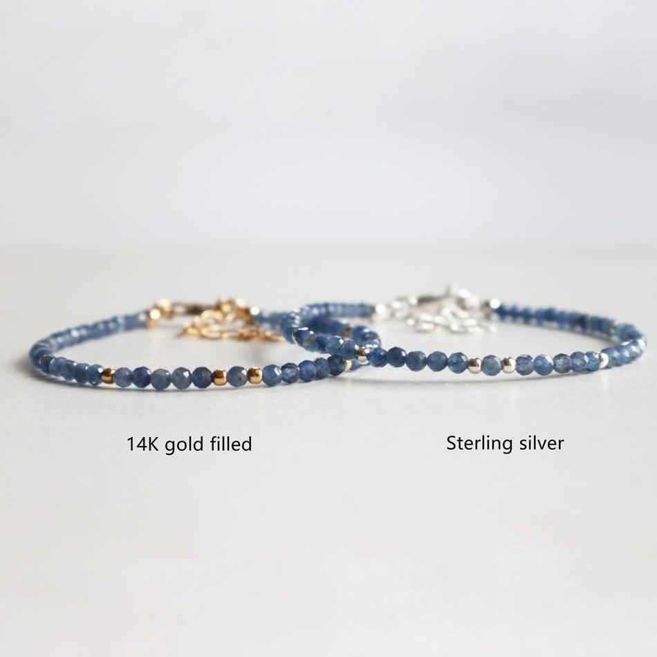 Sapphire Dainty Bracelet