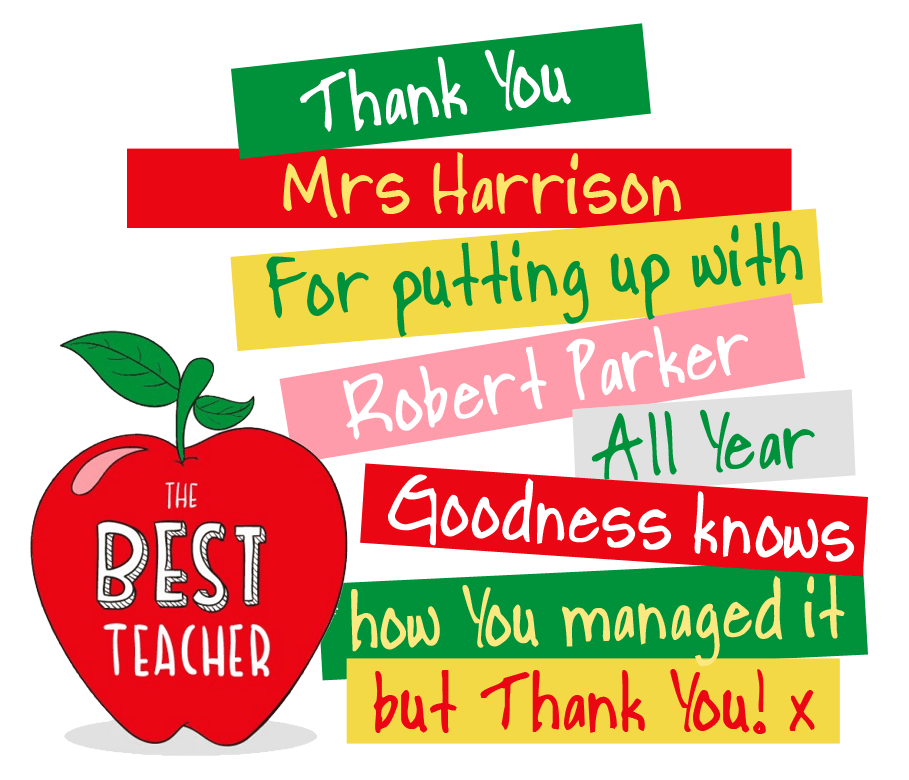 Personalised Best Teacher Sweet Jar