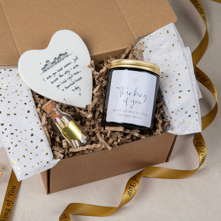 Thinking of You Candle Gift Box - I Wished You Lived Nearer