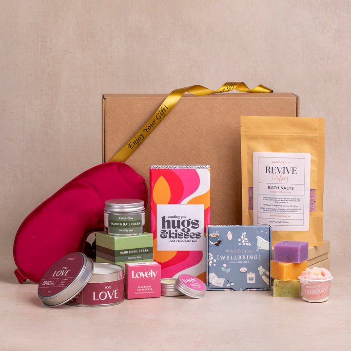 With Love, Hugs and Kisses Pamper Hamper